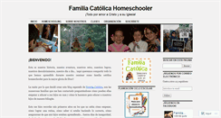 Desktop Screenshot of familiacatolicahomeschooler.org