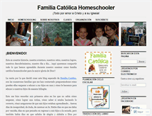 Tablet Screenshot of familiacatolicahomeschooler.org